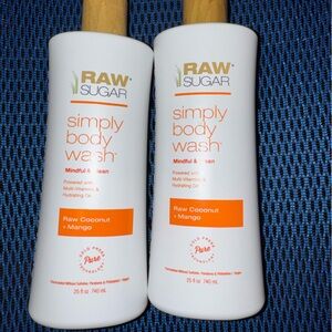 Raw Sugar Simply Body Wash - Coconut & Mango